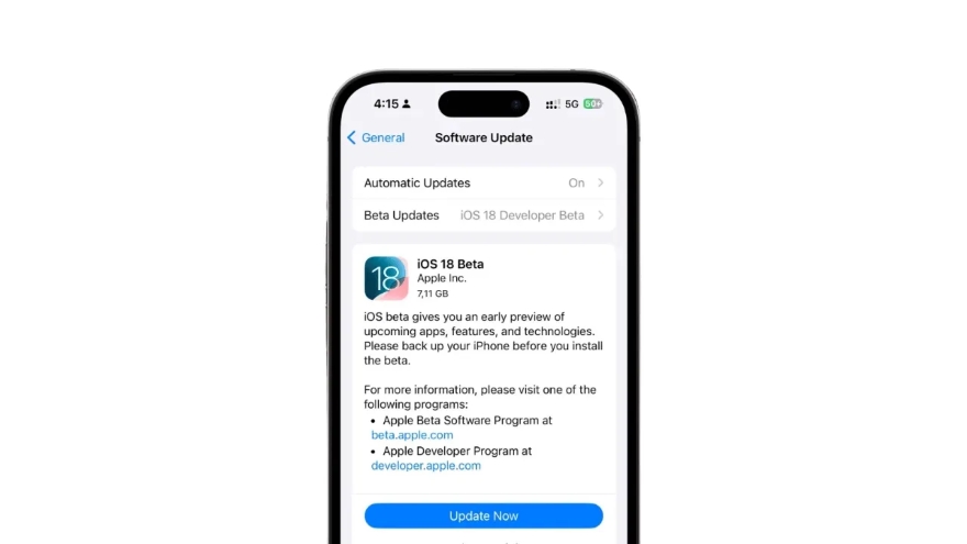 Đánh giá thời lượng pin thực tế của iOS 18 Beta 1