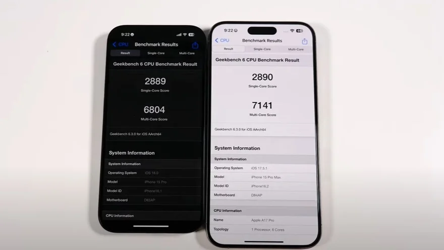 So sánh iOS 18 Beta 1 với iOS 17.5.1