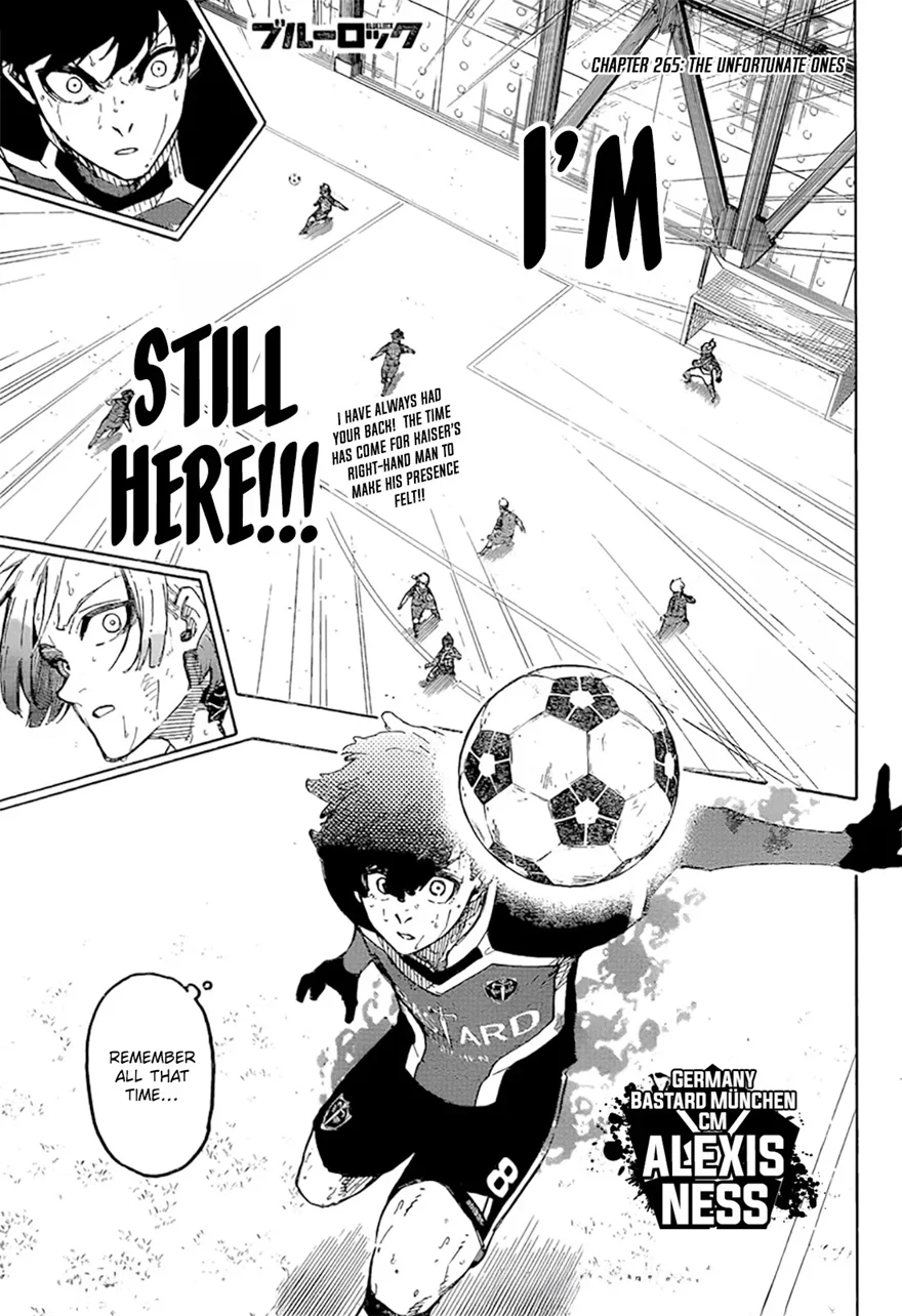 Spoiler Blue Lock chap 265: Ness hỗ trợ Kaiser tỏa sáng