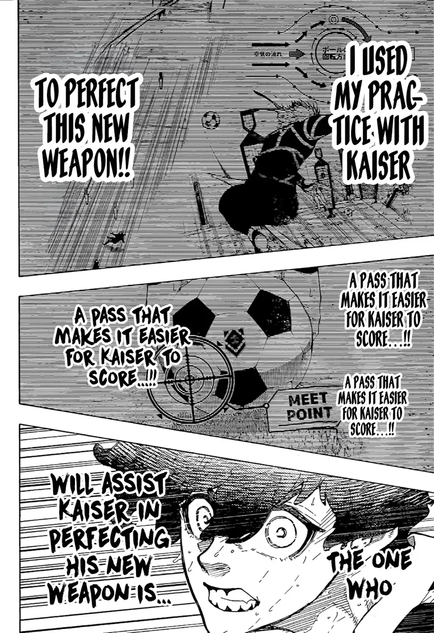 Spoiler Blue Lock chap 265: Ness hỗ trợ Kaiser tỏa sáng
