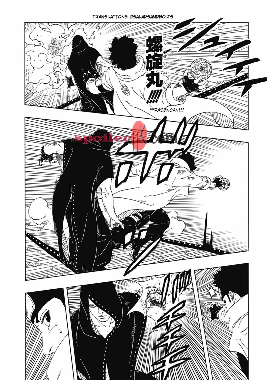 Kono ngay lập tức lao đến với Rasengan