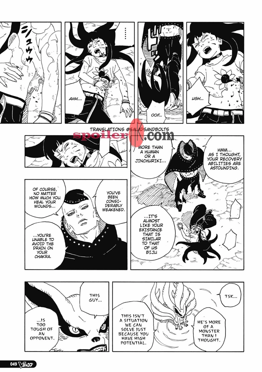 Spoiler Boruto chap 91
