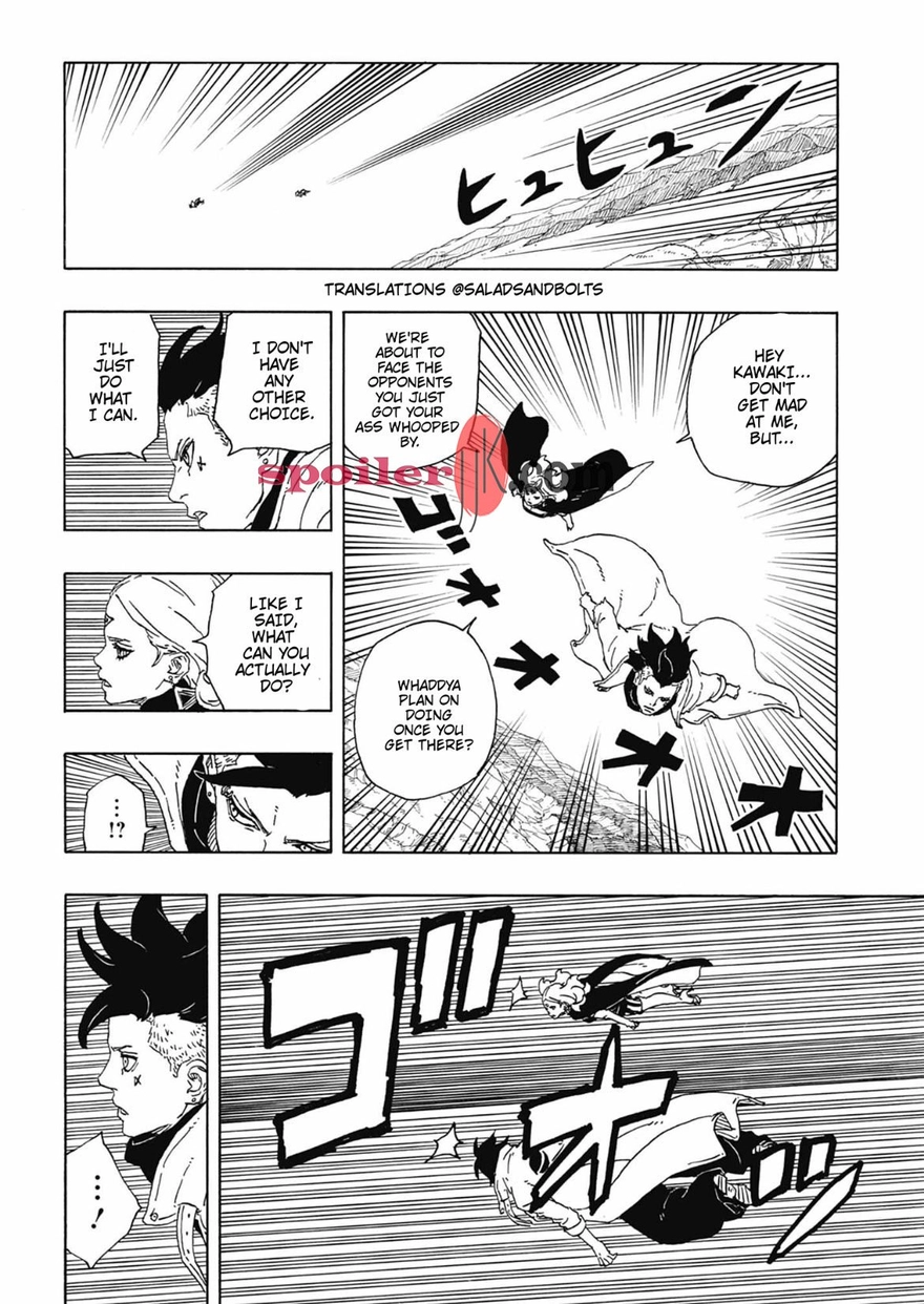 Spoiler Boruto chap 91