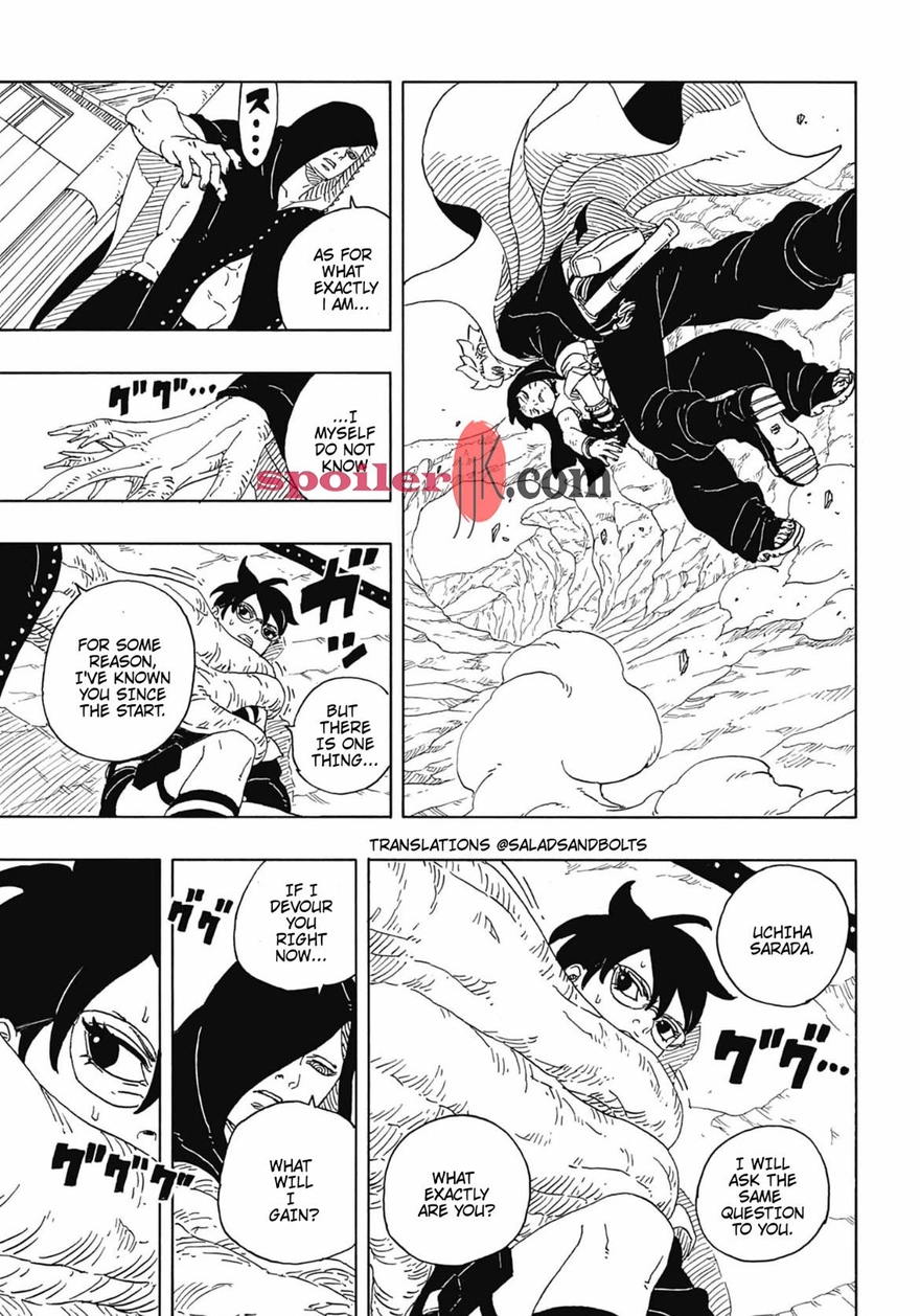 Spoiler Boruto chap 91