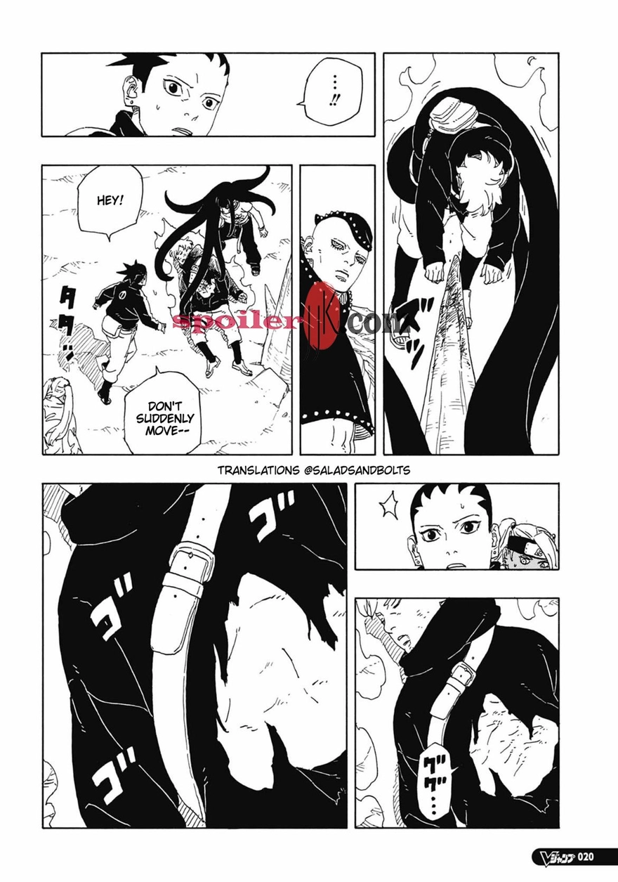 Spoiler Boruto chap 91