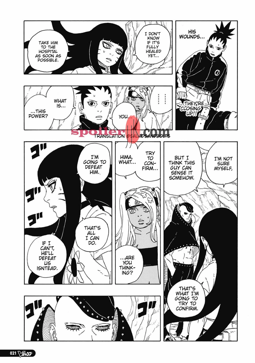 Spoiler Boruto chap 91