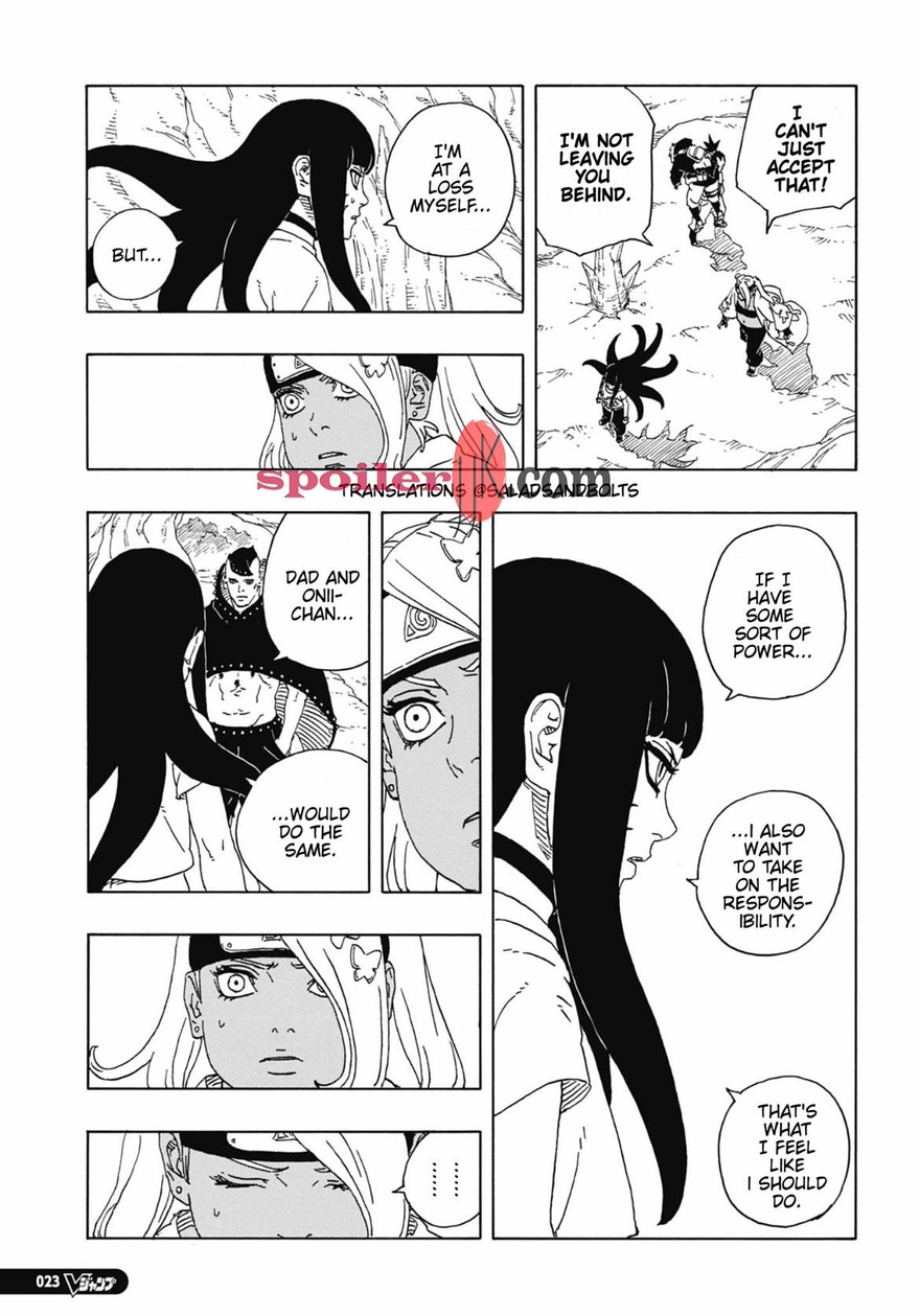 Spoiler Boruto chap 91
