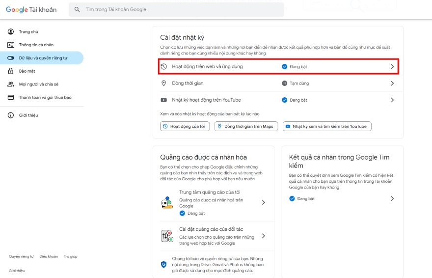 Tắt nhanh tính năng nghe lén của Google trên Android, iPhone