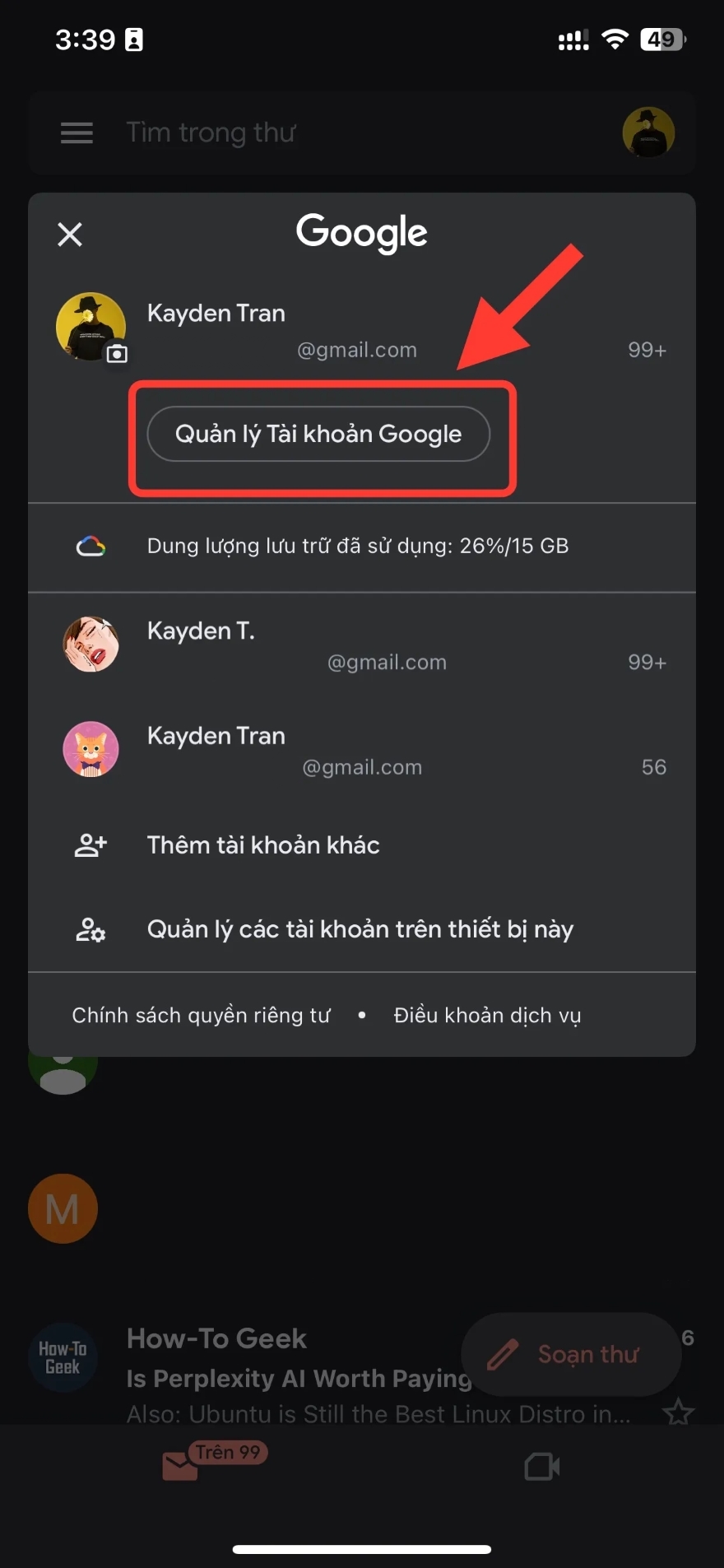 Tắt nhanh tính năng nghe lén của Google trên Android, iPhone