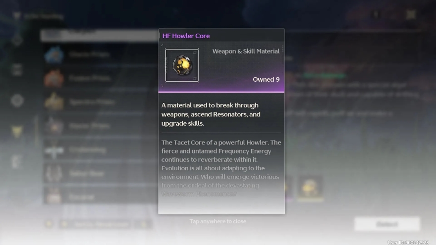 Wuthering Waves: Các nguyên liệu nâng cấp Changli và Jinhsi