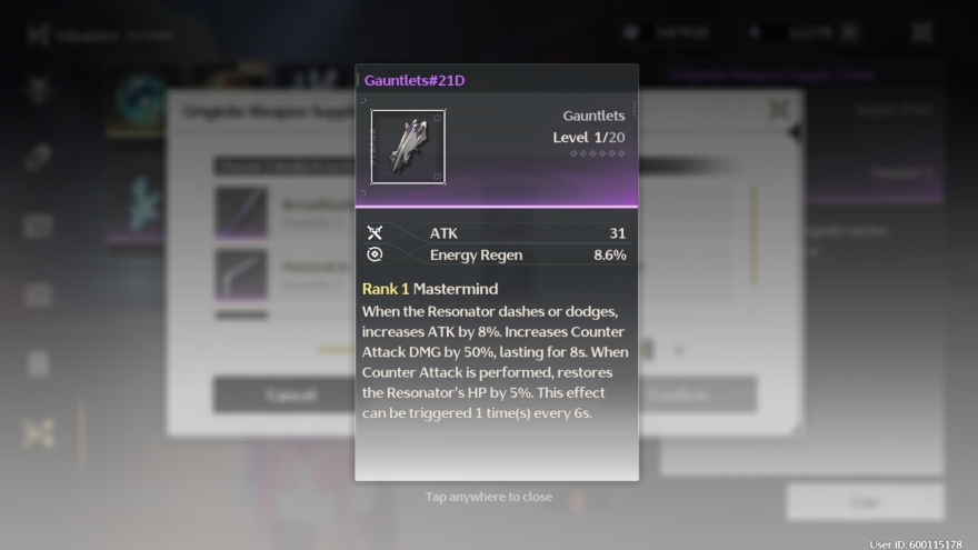 Wuthering Waves: Cách thu thập tất cả vũ khí 4 sao miễn phí