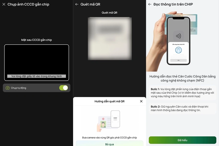 Cách xác thực sinh trắc học app ngân hàng