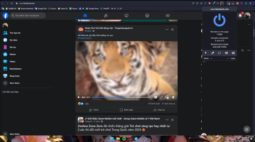 Cách chặn quảng cáo trên Facebook