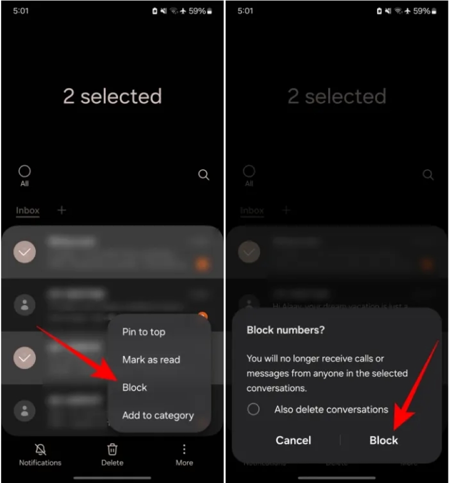 Cách chặn tin nhắn văn bản trên điện thoại Android