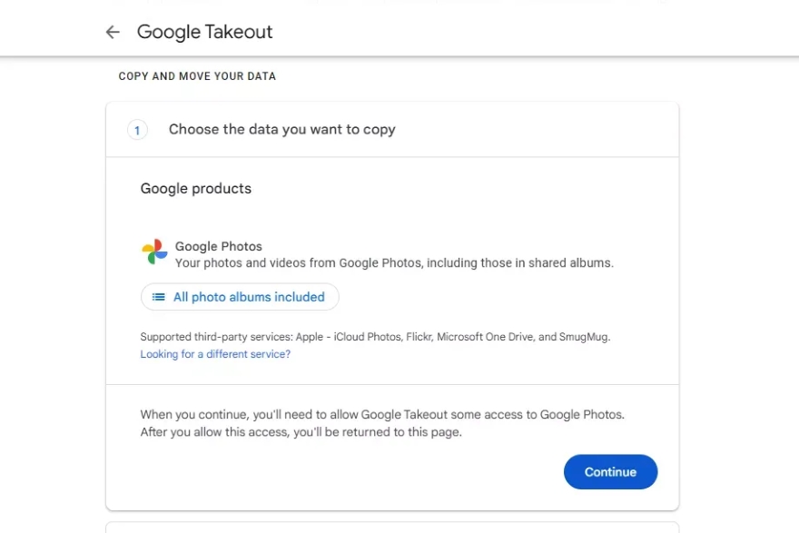 Cách chuyển ảnh và video từ Google Photos sang iCloud Photos