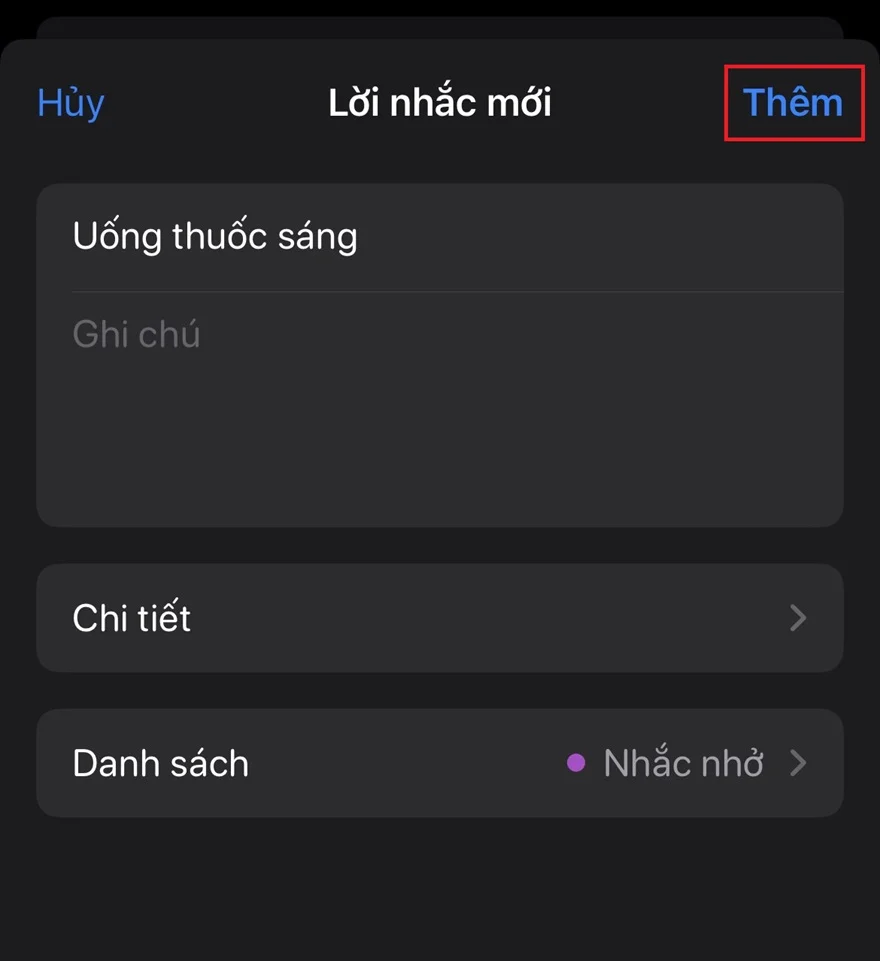Cách đặt lời nhắc uống thuốc trên iPhone
