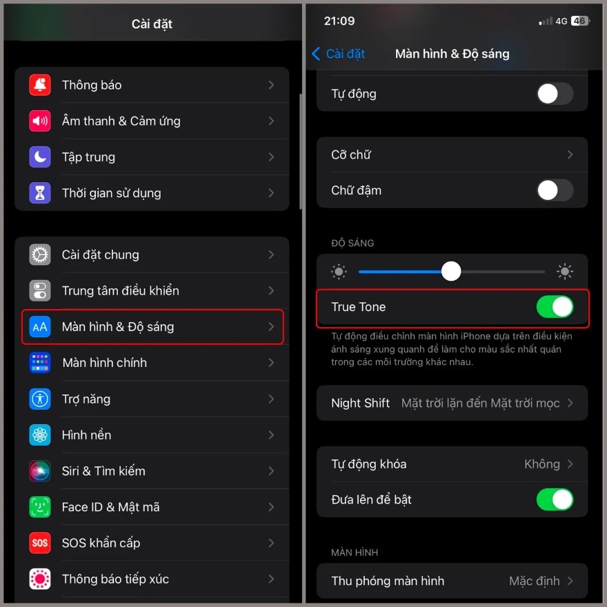 Cách khắc phục lỗi Tự động điều chỉnh độ sáng trên iOS 18