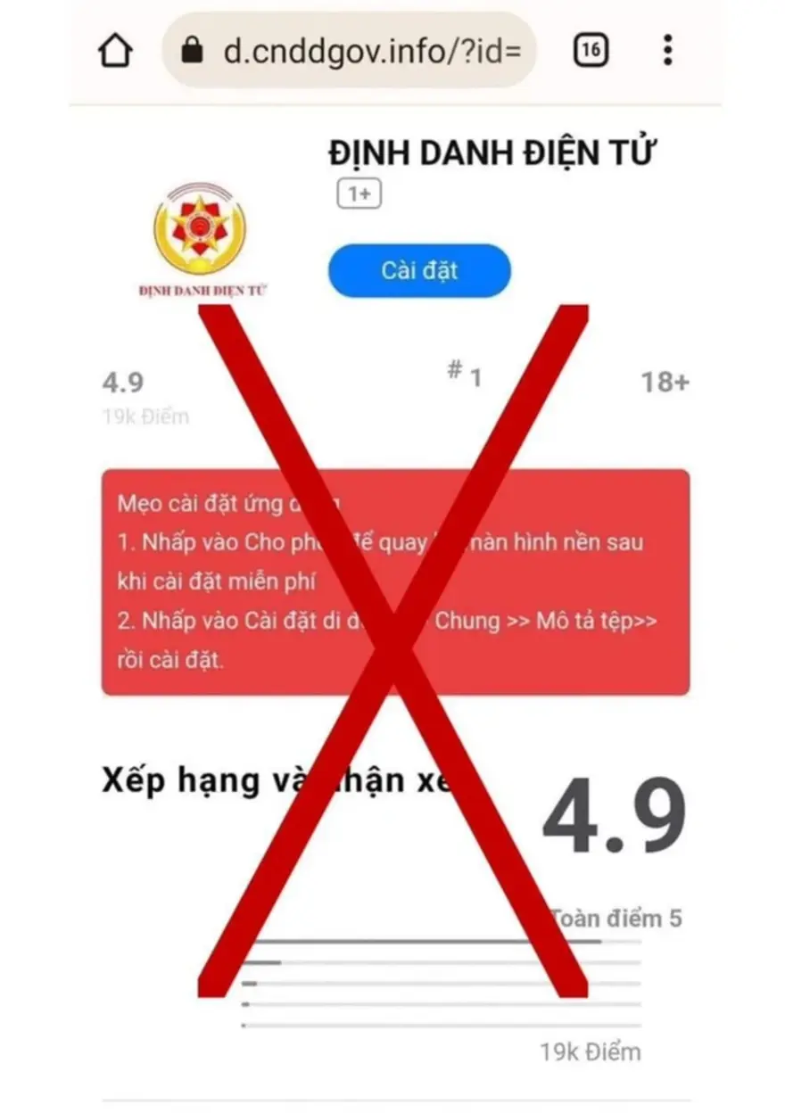 Cách phát hiện app dịch vụ công giả mạo
