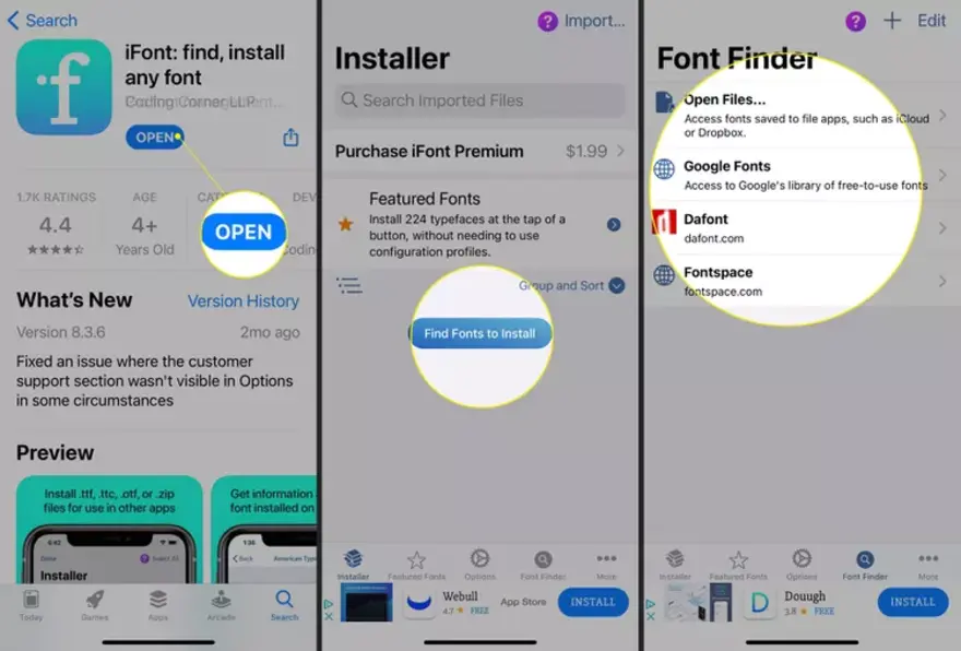 Cách tải font chữ đẹp mắt về iPhone