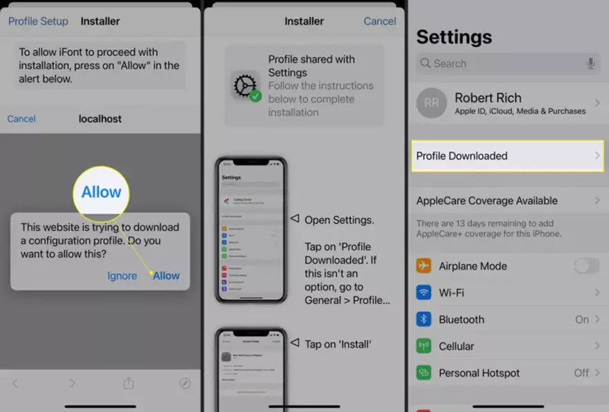 Cách tải font chữ đẹp mắt về iPhone