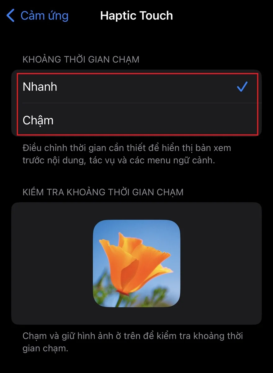Cách tăng độ nhạy cảm ứng iPhone