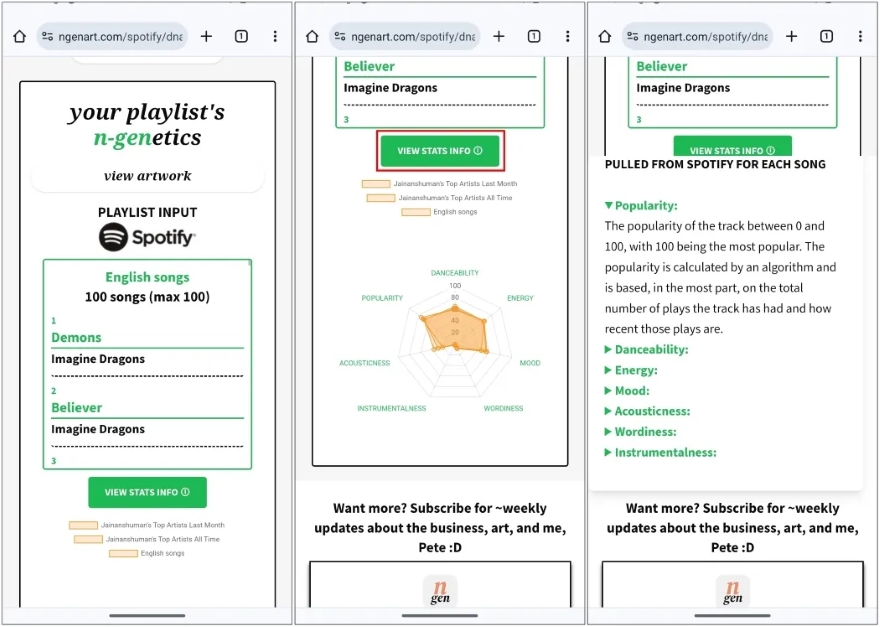 Cách tạo biểu đồ DNA Spotify để chia sẻ bài hát yêu thích