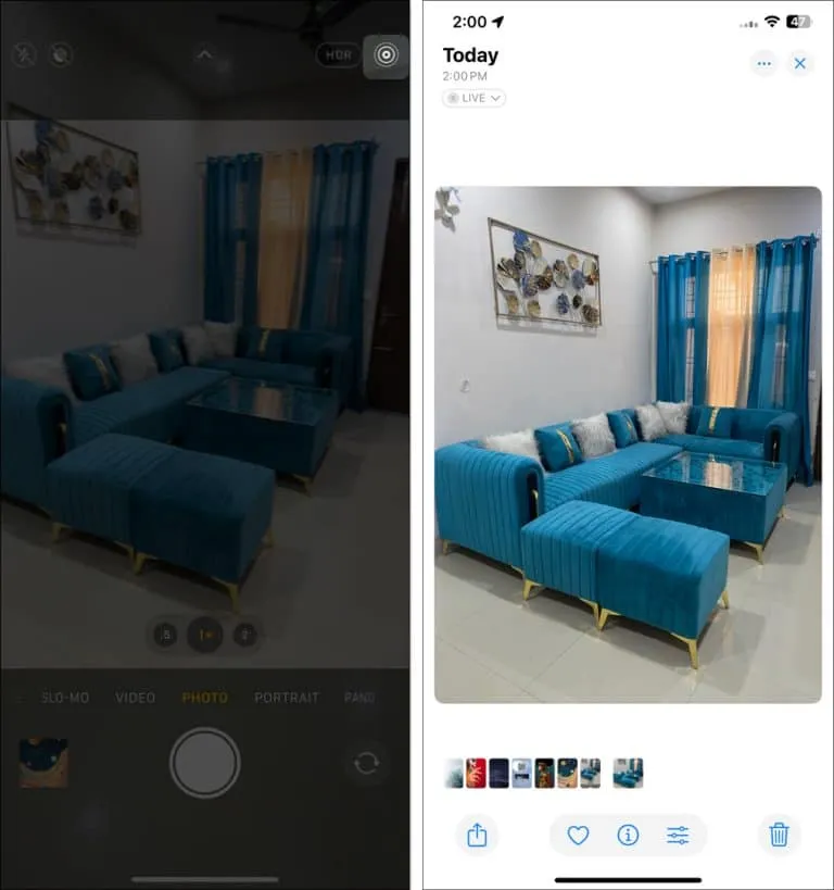 Cách tắt tính năng tự động cải thiện ảnh trên iPhone