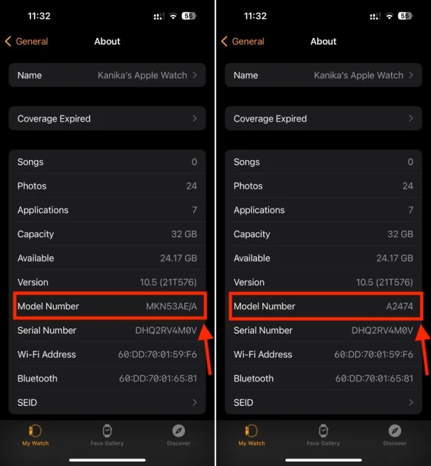 Cách xác định dòng Apple Watch đơn giản nhất