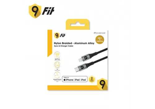 Cáp Type-C to Lightning 9Fit MFi 1M