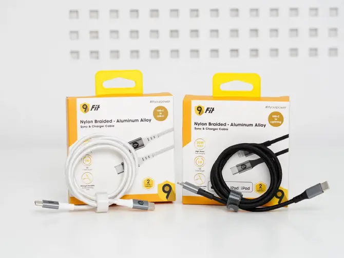 Cáp Type-C to Type-C 9Fit 1M