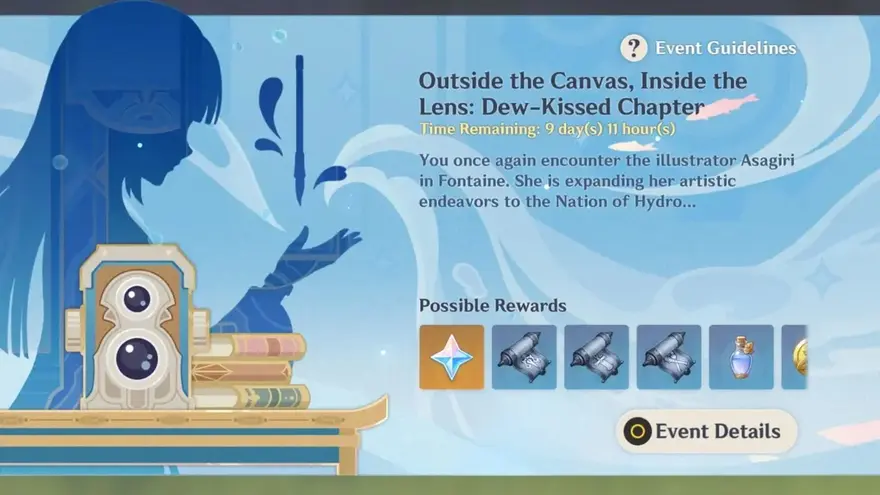 Genshin Impact 4.8 sự kiện Outside the Canvas