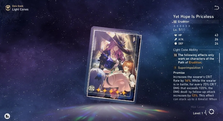 Honkai Star Rail - Nón Ánh Sáng tốt nhất cho Jade