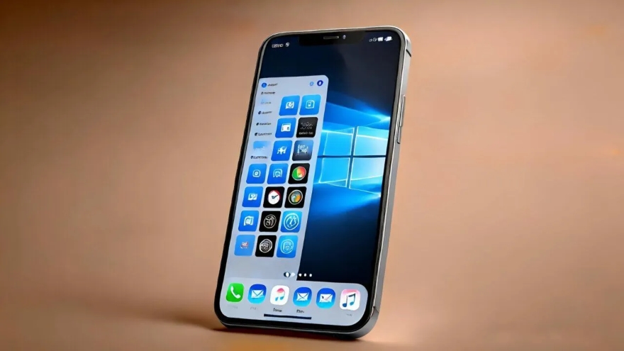 iPhone 15 Pro chạy Windows 11
