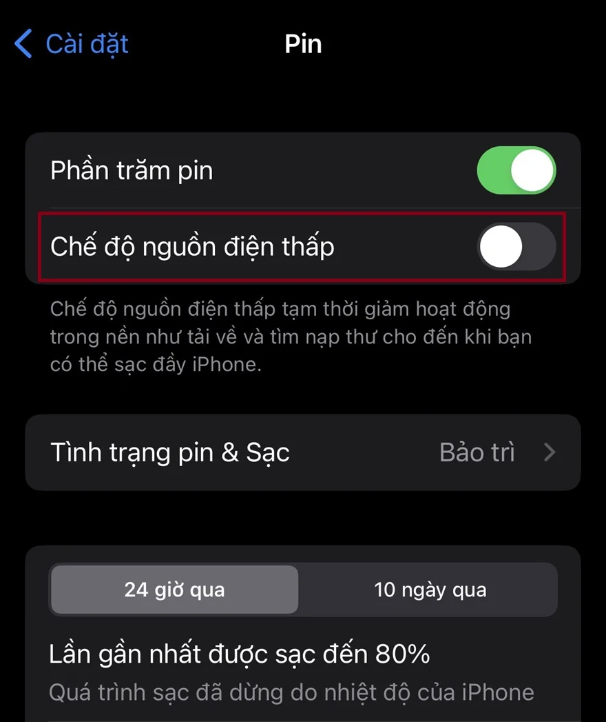 Khắc phục nhanh tình trạng hao pin trên iOS 18
