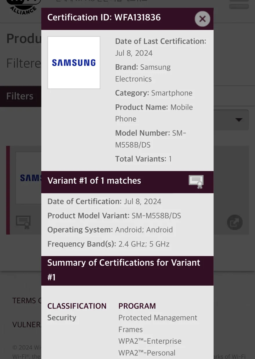 Samsung có thể sắp ra mắt Galaxy M55s