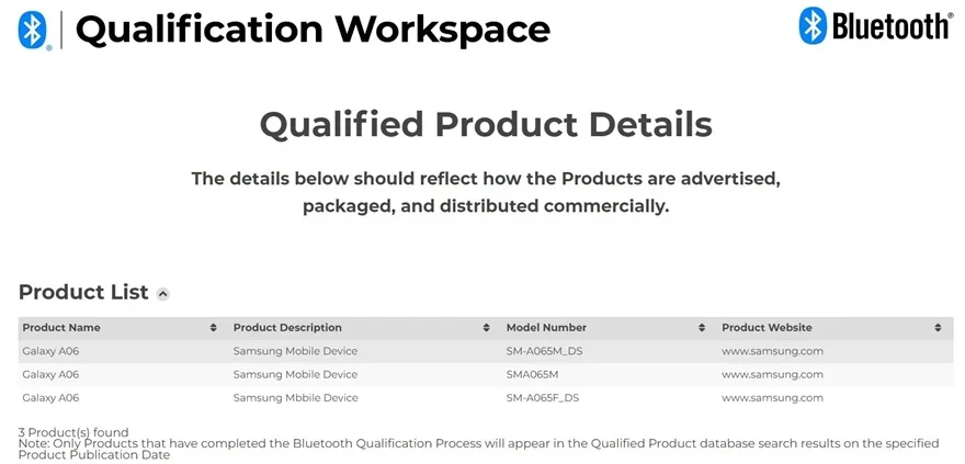 Samsung đang chuẩn bị ra mắt Galaxy A06 giá rẻ