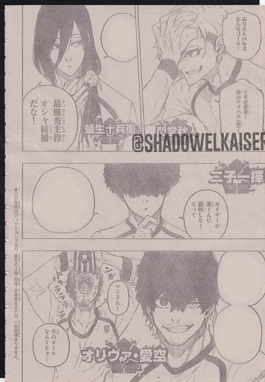 Spoiler Blue Lock chap 268: Sự trổi dậy của Itoshi Rin