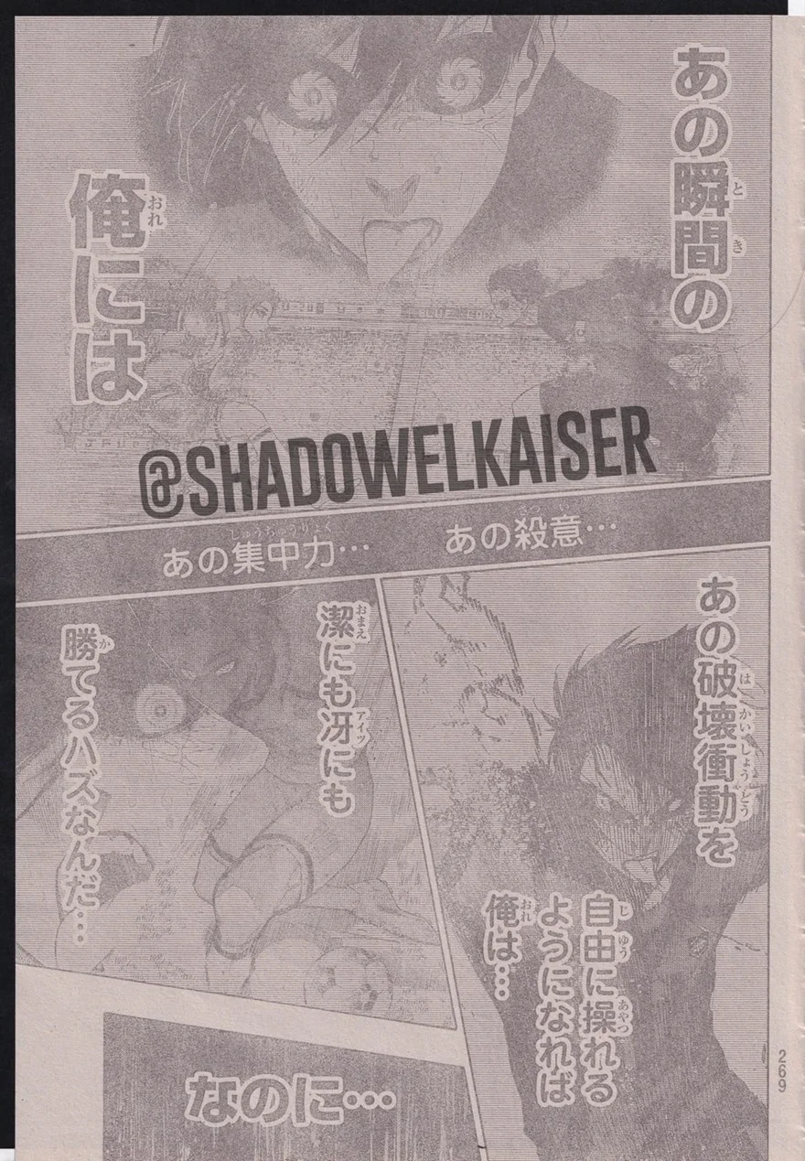 Spoiler Blue Lock chap 268: Sự trổi dậy của Itoshi Rin