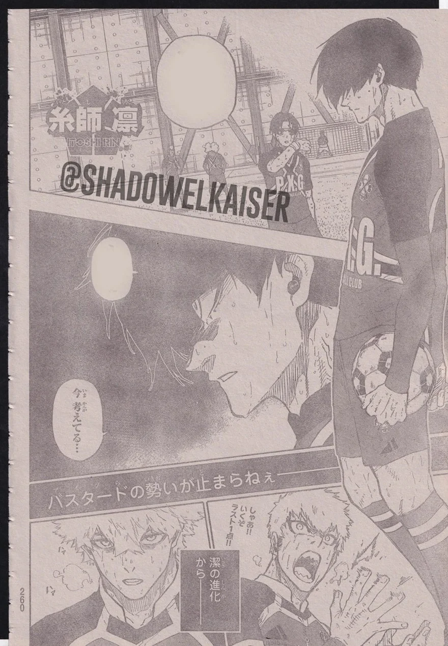 Spoiler Blue Lock chap 268: Sự trổi dậy của Itoshi Rin