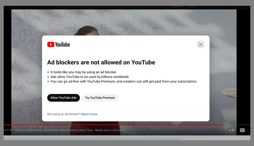 YouTube tung chiêu đối phó người dùng chặn quảng cáo