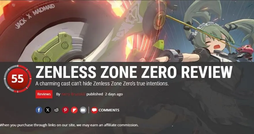 Zenless Zone Zero bị chấm điểm thấp