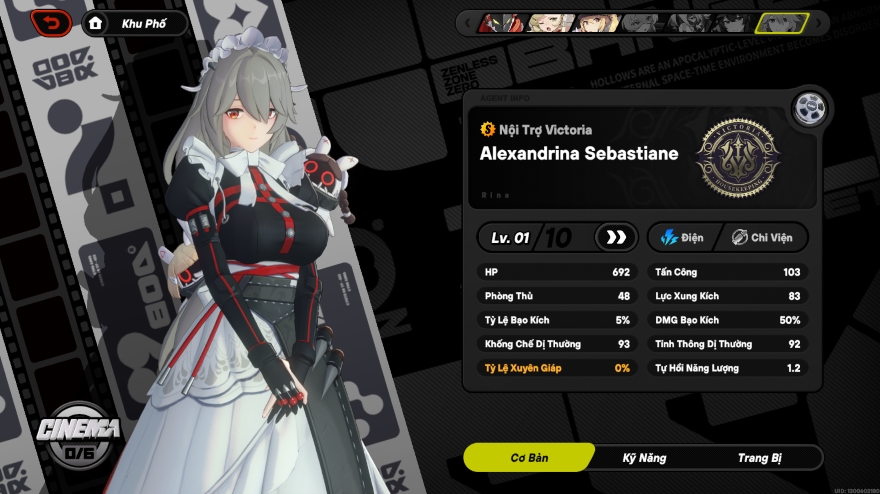 Zenless Zone Zero Cách build Rina