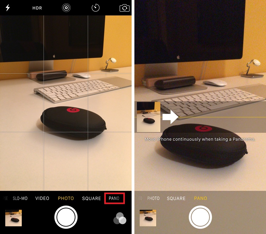 Cách chụp ảnh Panorama trên điện thoại Android, iPhone