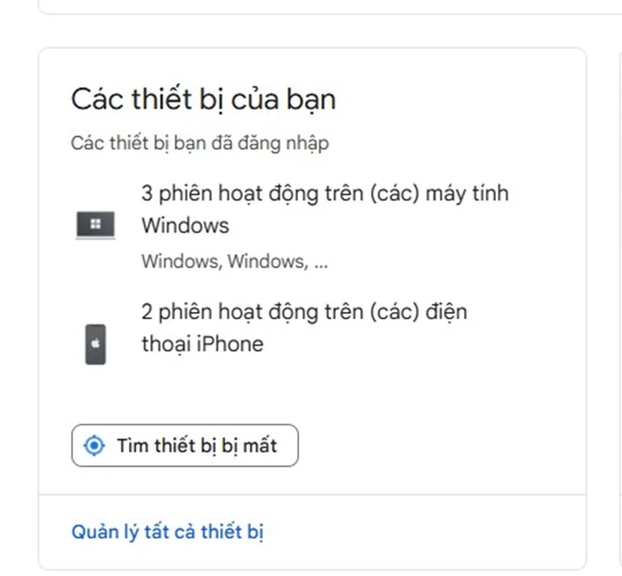 Cách đăng xuất Gmail khỏi tất cả các thiết bị