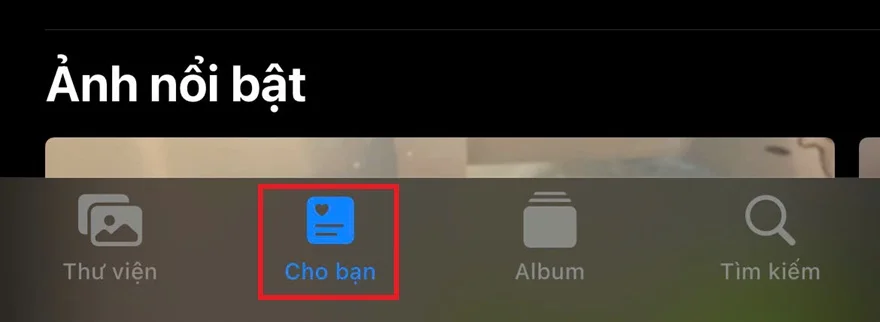 Cách để ảnh nổi bật trên iPhone