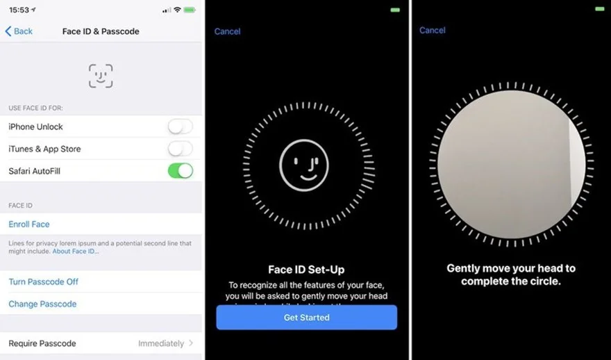 Cách thiết lập Face ID trên iPhone cực đơn giản