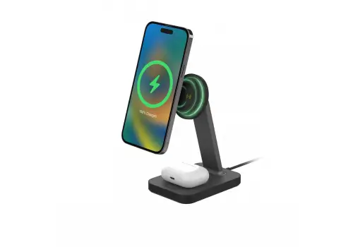 Đế sạc không dây Mophie Snap+ 2 in 1 Charge Stand & Pad
