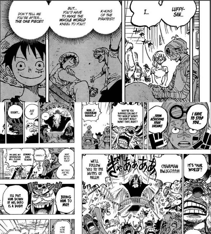 Dự đoán One Piece chap 1123: Thế giới xáo trộn