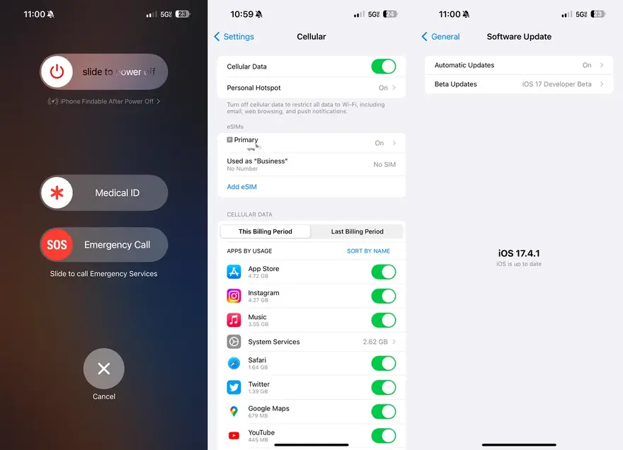 iPhone mắc kẹt ở chế độ SOS