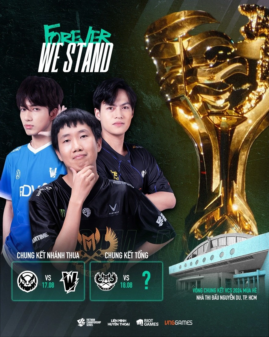 Lịch thi đấu và cách xem Chung kết VCS 2024 mùa hè